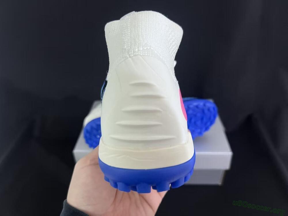 Nike Phantom 6 Elite High TF Football Shoes - Blue/Electric Blue/Fuchsia Pink