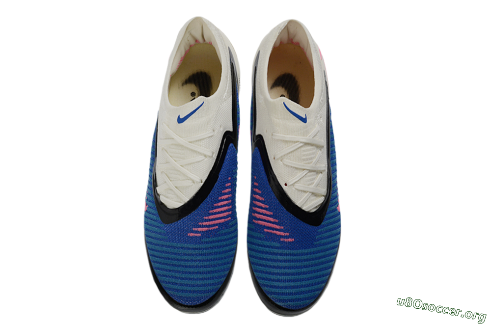 Nike Phantom 6 Elite Low TF Football Shoes - Blue/Electric Blue/Soft Pink 4