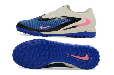 Nike Phantom 6 Elite Low TF Football Shoes - Blue/Electric Blue/Soft Pink