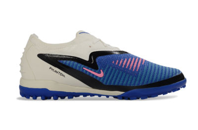 Nike Phantom 6 Elite Low TF Football Shoes - Blue/Electric Blue/Soft Pink