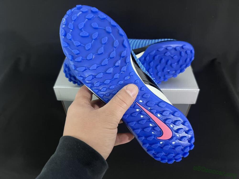 Nike Phantom 6 Elite Low TF Football Shoes - Blue/Electric Blue/Soft Pink