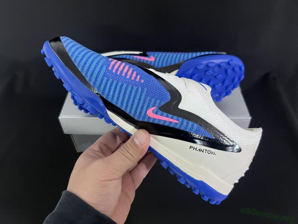 Nike Phantom 6 Elite Low TF Football Shoes - Blue/Electric Blue/Soft Pink