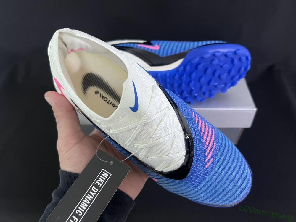 Nike Phantom 6 Elite Low TF Football Shoes - Blue/Electric Blue/Soft Pink