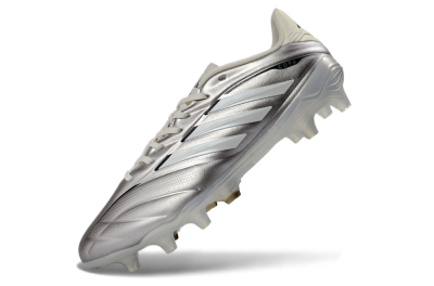 Adidas Copa Pure 3 FG Football Boots - Silver/Metallic Grey/White