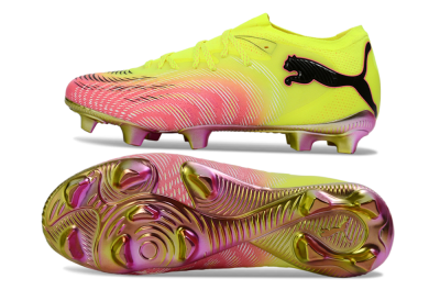 Puma Future 8 Ultimate FG Football Boots - Yellow/Neon Pink/Gold
