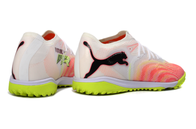 Puma Future 8 Ultimate TF Football Shoes - Pink/Lime Green/White