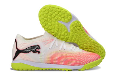 Puma Future 8 Ultimate TF Football Shoes - Pink/Lime Green/White