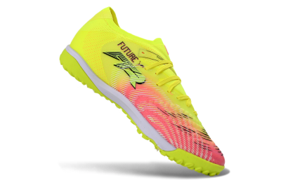Puma Future 8 Ultimate TF Football Shoes - Yellow/Vibrant Pink/Electric Green
