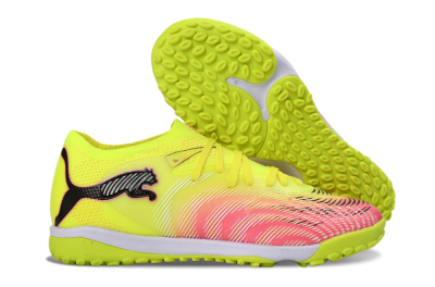 Puma Future 8 Ultimate TF Football Shoes - Yellow/Vibrant Pink/Electric Green