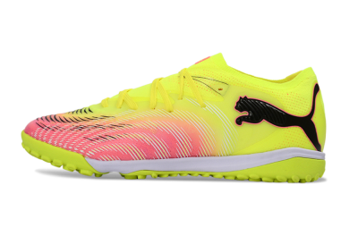 Puma Future 8 Ultimate TF Football Shoes - Yellow/Vibrant Pink/Electric Green