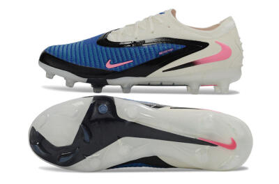 Nike Phantom 6 Elite Low FG Football Boots - Blue/Electric Blue/Fierce Pink