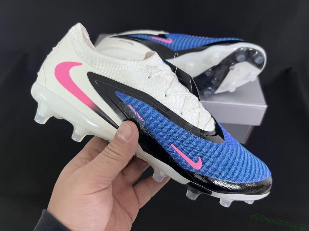 Nike Phantom 6 Elite Low FG Football Boots - Blue/Electric Blue/Fierce Pink