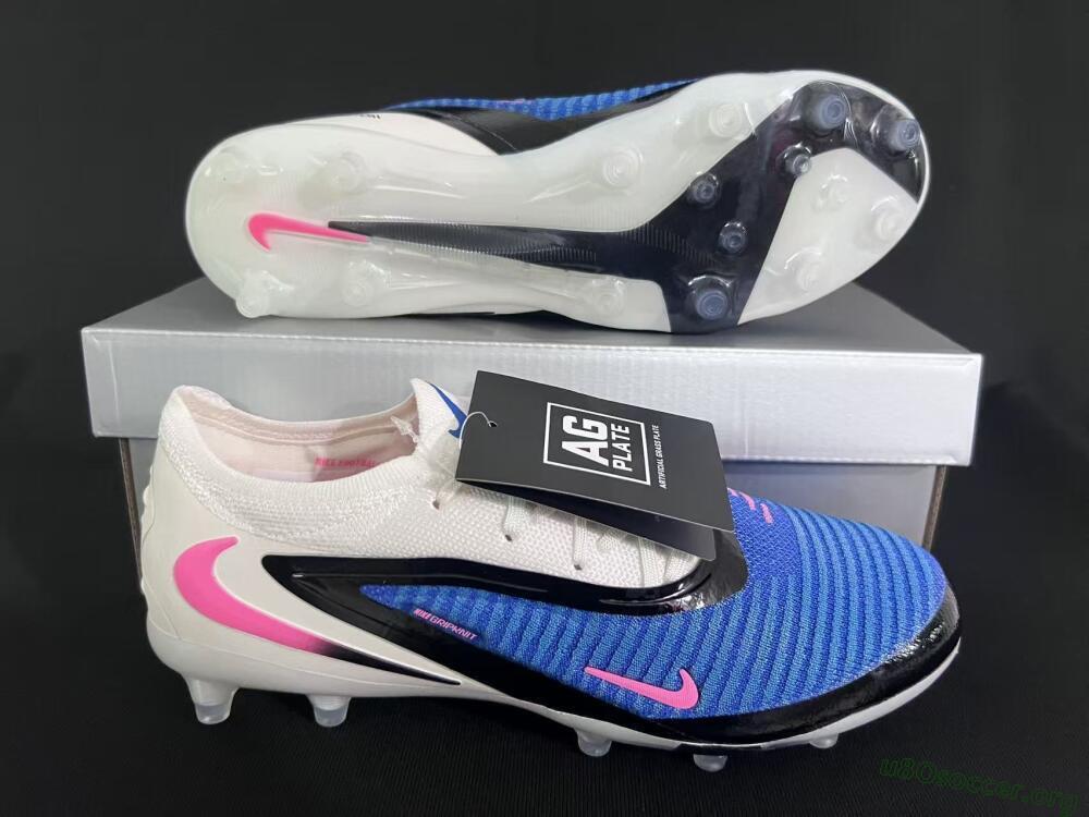 Nike Phantom 6 Elite Low FG Football Boots - Blue/Electric Blue/Fierce Pink