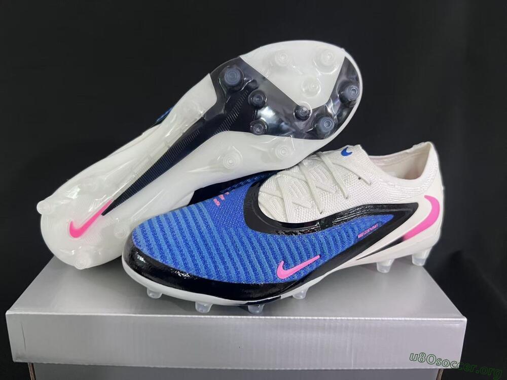Nike Phantom 6 Elite Low FG Football Boots - Blue/Electric Blue/Fierce Pink