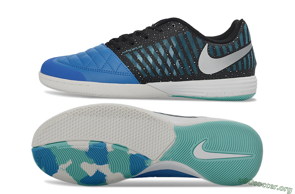 Nike Lunar Gato 2 IC Football Shoes - Blue/Midnight Aqua/Black 1