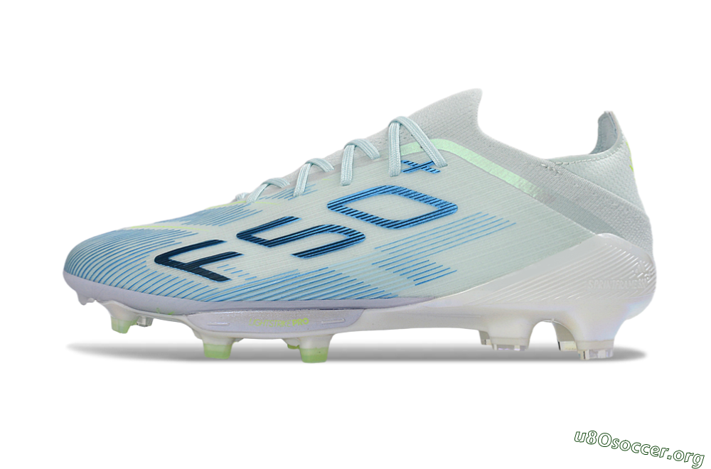 Adidas F50 Lightstrike Pro Elite FG Football Boots - LightBlue/IcyBlue/CrystalGreen 3
