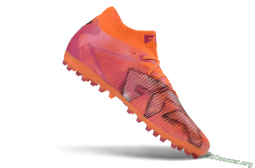 Puma Future 8 Ultimate MG Football Boots - Orange/Vibrant Coral/Hot Pink 4