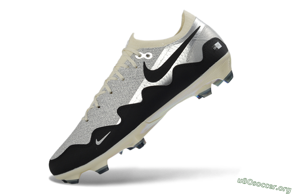 Patta x Nike Air Zoom Mercurial Vapor 16 Elite FG Football Boots - Black/Silver/White 5
