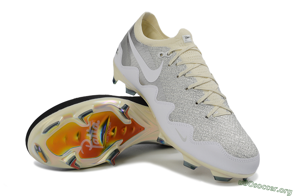 Patta x Nike Air Zoom Mercurial Vapor 16 Elite FG Football Boots - Black/Silver/White 0