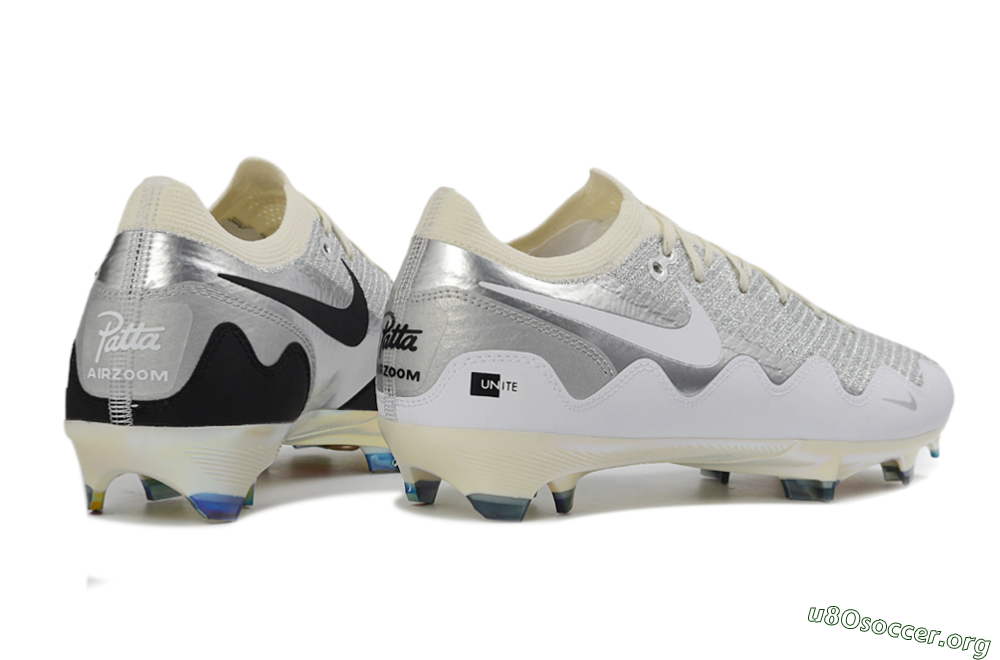 Patta x Nike Air Zoom Mercurial Vapor 16 Elite FG Football Boots - Black/Silver/White 6