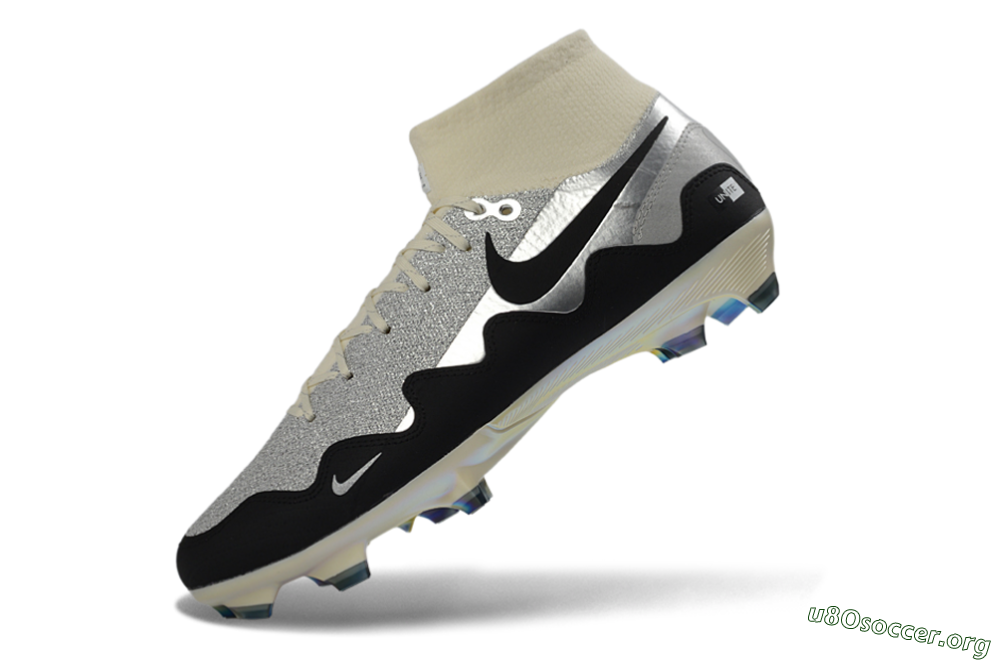 Patta x Nike Air Zoom Mercurial Superfly 10 Elite FG Football Boots - Silver/Black/Silver 5