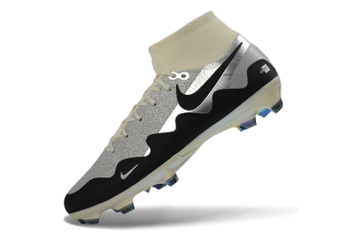 Patta x Nike Air Zoom Mercurial Superfly 10 Elite FG Football Boots - Silver/Black/Silver