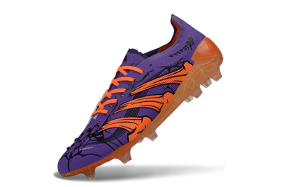 UFL x Adidas Predator 25 Elite FG Football Boots - Purple/Bright Orange/Spider Black