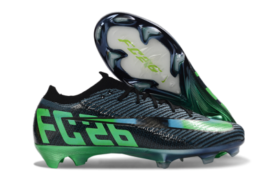 EAFC x Nike Air Zoom Mercurial Vapor 16 Elite FG Football Boots - Black/Green Glow/Frosted Shadow
