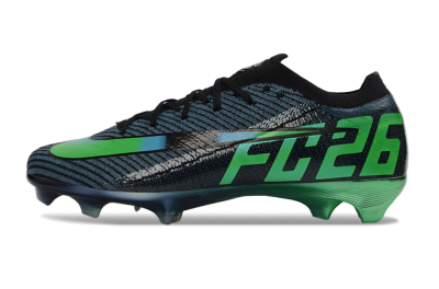 EAFC x Nike Air Zoom Mercurial Vapor 16 Elite FG Football Boots - Black/Green Glow/Frosted Shadow