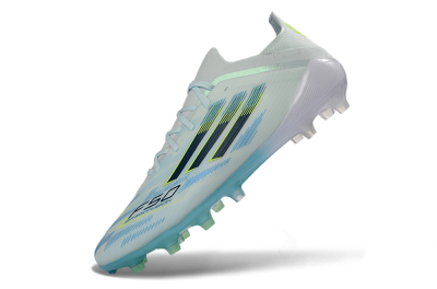 Adidas F50 Elite AG Football Boots - Blue/Aqua Breeze/Neon Yellow