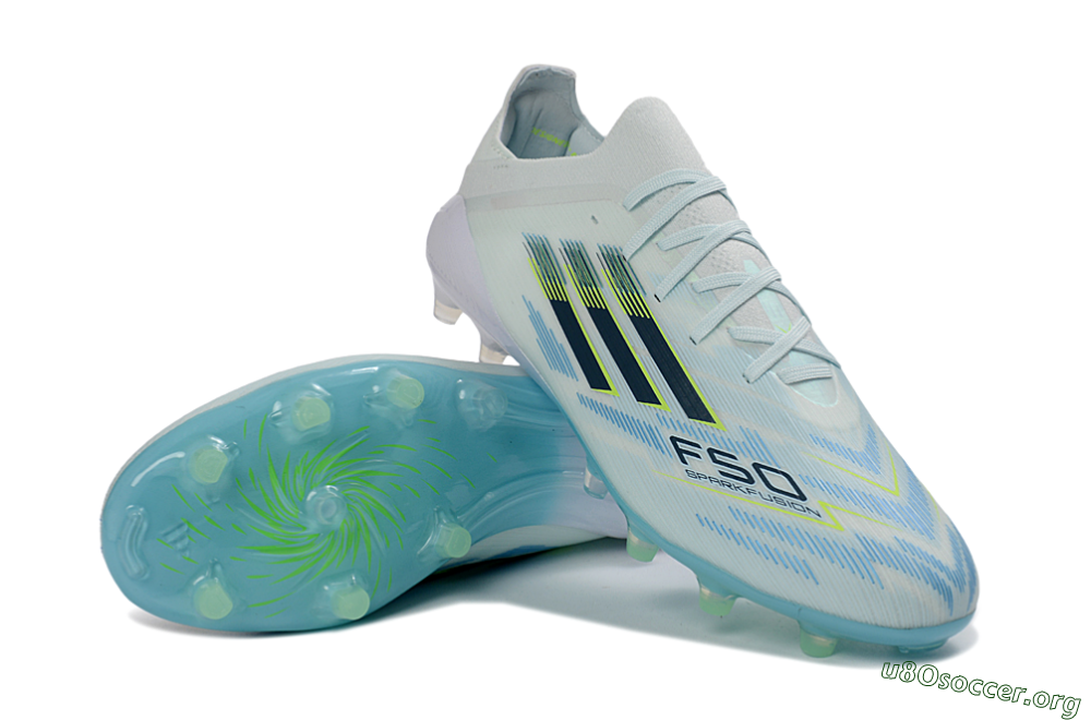 Adidas F50 Elite AG Football Boots - Blue/Aqua Breeze/Neon Yellow 0