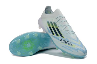Adidas F50 Elite AG Football Boots - Blue/Aqua Breeze/Neon Yellow