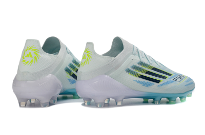 Adidas F50 Elite AG Football Boots - Blue/Aqua Breeze/Neon Yellow