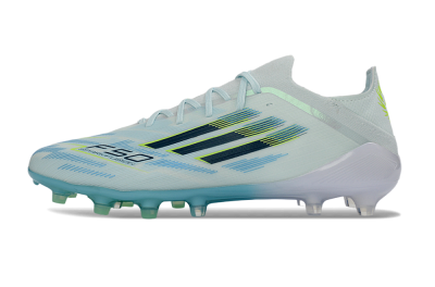 Adidas F50 Elite AG Football Boots - Blue/Aqua Breeze/Neon Yellow