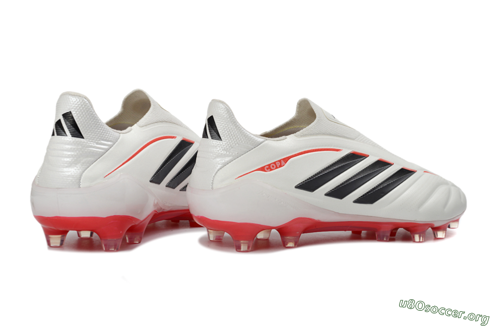 Adidas Copa Pure 4 FG Football Boots - White/Crimson/Black 6