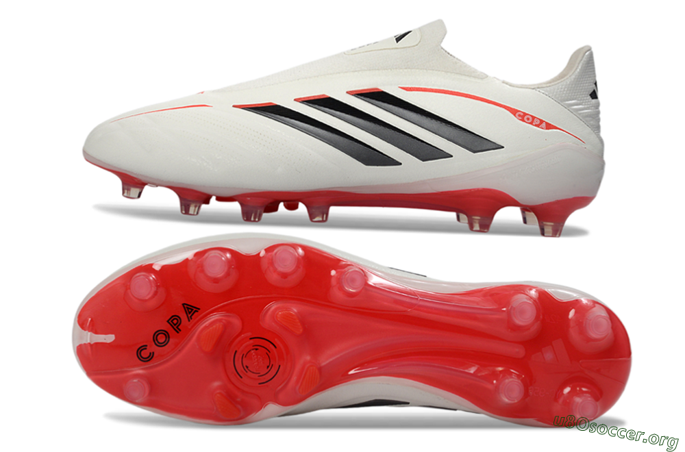 Adidas Copa Pure 4 FG Football Boots - White/Crimson/Black 1
