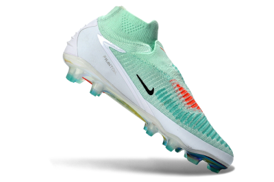 Nike Phantom 6 Elite High FG Football Boots - Aqua/Coral Burst/Luminous White