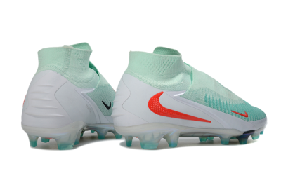 Nike Phantom 6 Elite High FG Football Boots - Aqua/Coral Burst/Luminous White