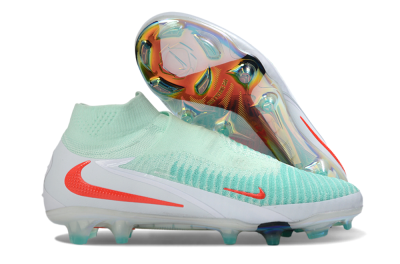 Nike Phantom 6 Elite High FG Football Boots - Aqua/Coral Burst/Luminous White