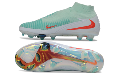Nike Phantom 6 Elite High FG Football Boots - Aqua/Coral Burst/Luminous White