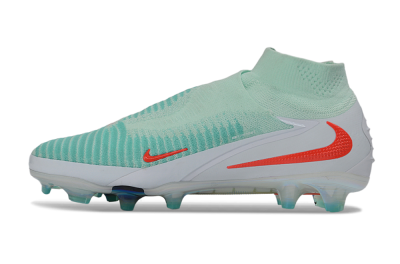 Nike Phantom 6 Elite High FG Football Boots - Aqua/Coral Burst/Luminous White