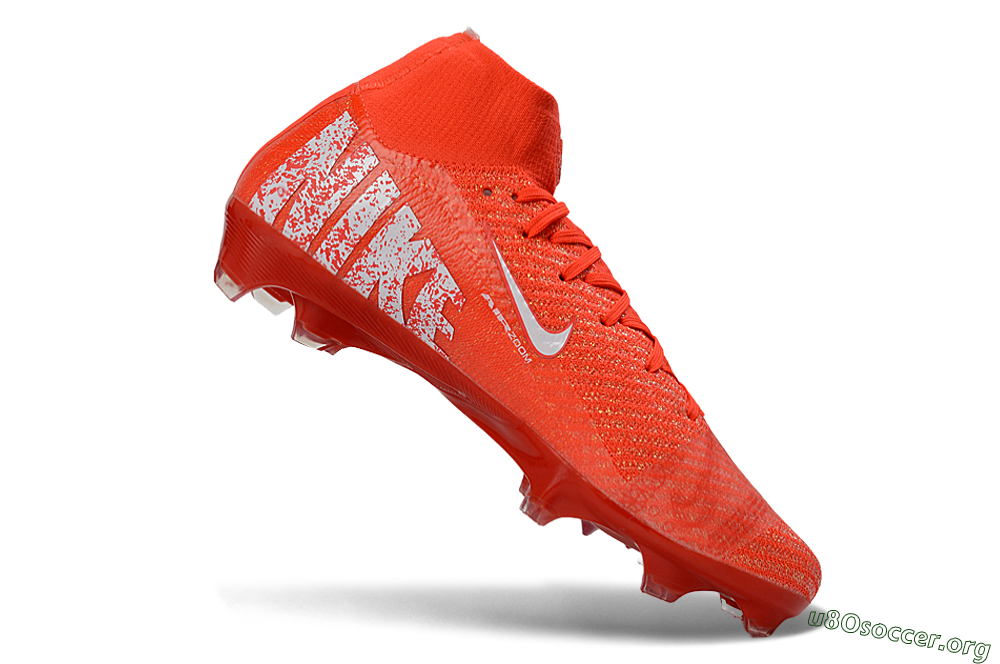 Nike Air Zoom Mercurial Superfly 10 Elite FG Football Boots - Red/Vibrant Ember/Fiery Blaze 4
