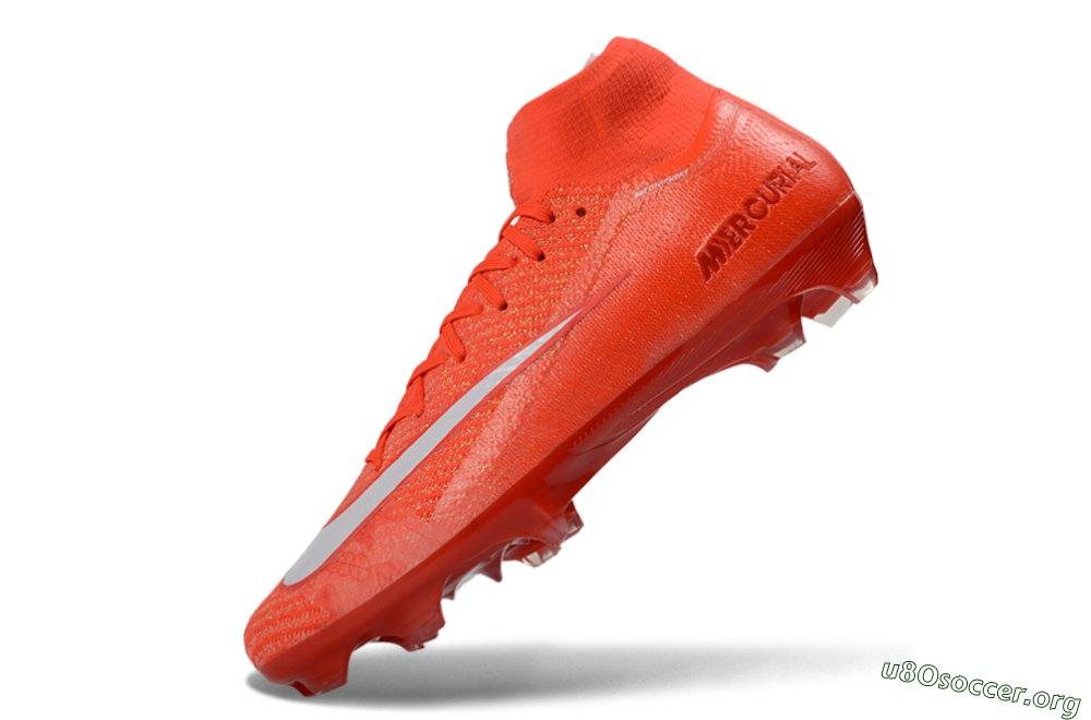Nike Air Zoom Mercurial Superfly 10 Elite FG Football Boots - Red/Vibrant Ember/Fiery Blaze 5