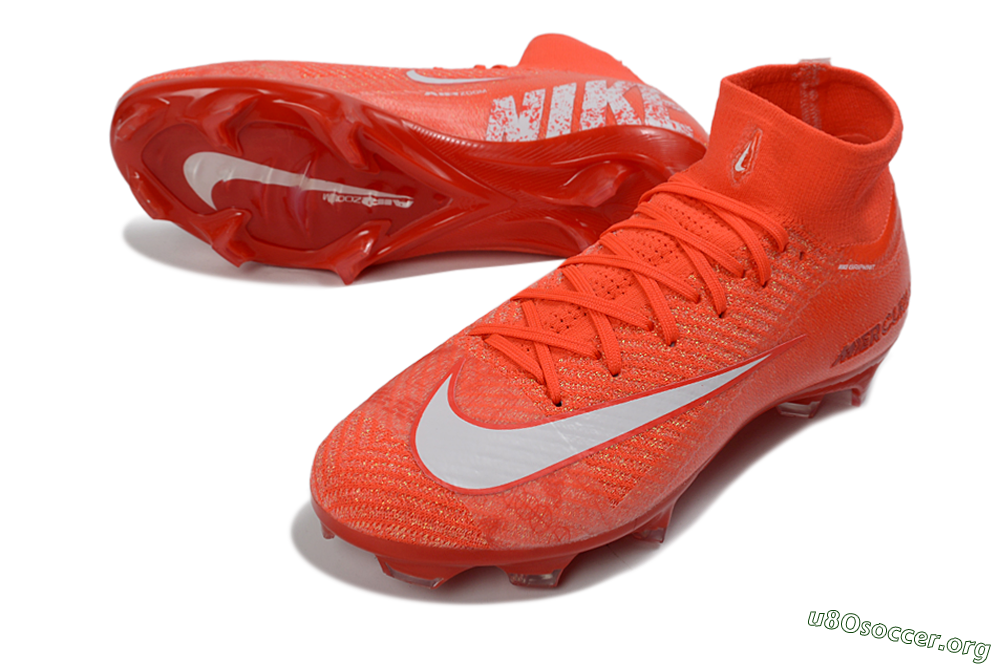 Nike Air Zoom Mercurial Superfly 10 Elite FG Football Boots - Red/Vibrant Ember/Fiery Blaze 0
