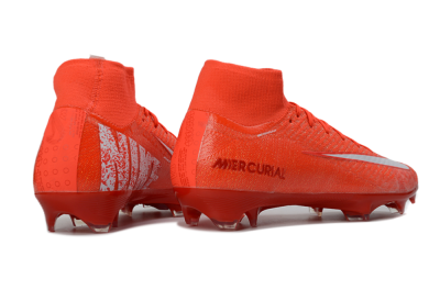 Nike Air Zoom Mercurial Superfly 10 Elite FG Football Boots - Red/Vibrant Ember/Fiery Blaze