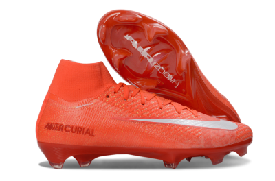 Nike Air Zoom Mercurial Superfly 10 Elite FG Football Boots - Red/Vibrant Ember/Fiery Blaze