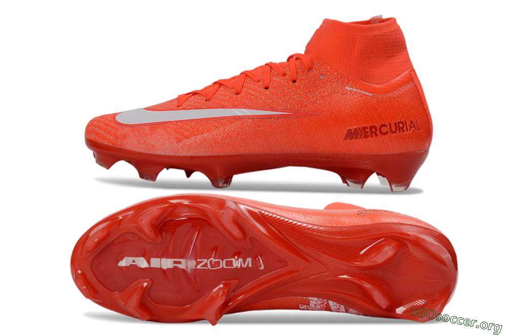 Nike Air Zoom Mercurial Superfly 10 Elite FG Football Boots - Red/Vibrant Ember/Fiery Blaze 1