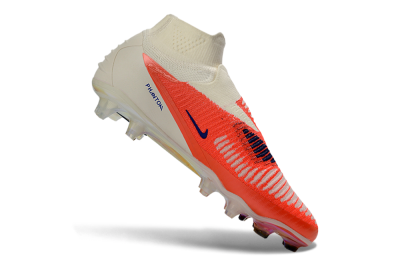 Nike Phantom 6 Elite High FG Football Boots - Orange/Bright Coral/Deep Blue