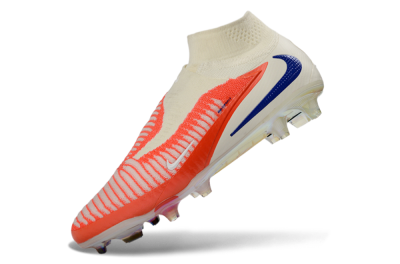 Nike Phantom 6 Elite High FG Football Boots - Orange/Bright Coral/Deep Blue