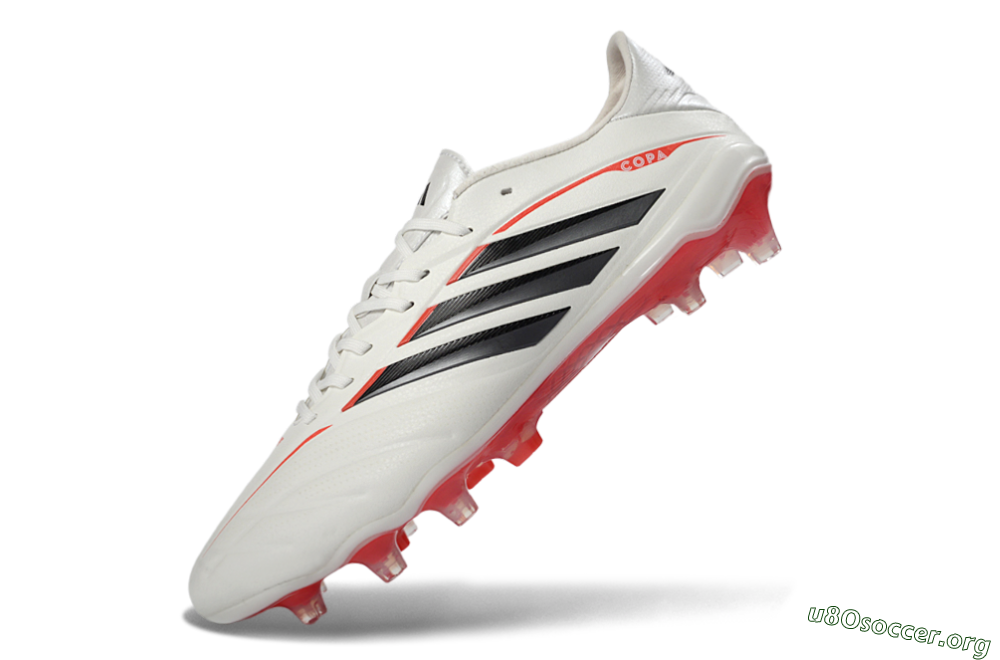 Adidas Copa Pure 4 FG Football Boots - White/Crimson Red/Black 5